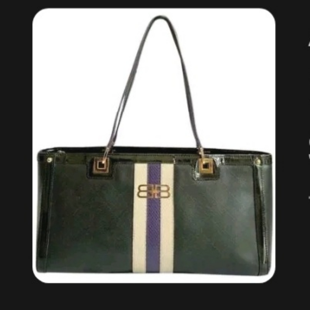 Authentic Vintage BB Balenciaga Paris Black Tote B